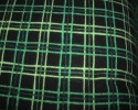 Harvest Flannel - Black and Green check - Plaid